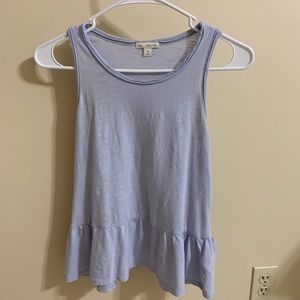 Baby blue tank top